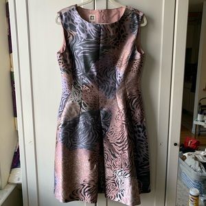 animal print dress
